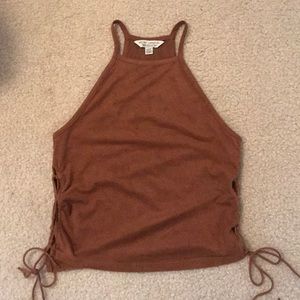 American eagle halter crop top